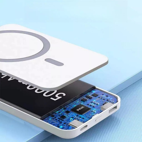 Batería iPhone Magsafe Externa Magnetica 5000 Mah Oem