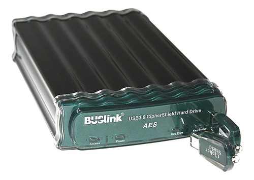 Buslink Ciphershield Usb 3.0/esata Fips 140-2 Nivel 2 Hipaa.