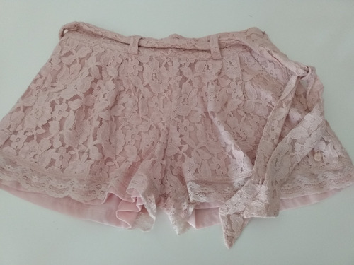 Short De Encaje Como Quieres... Talle 40 (m)