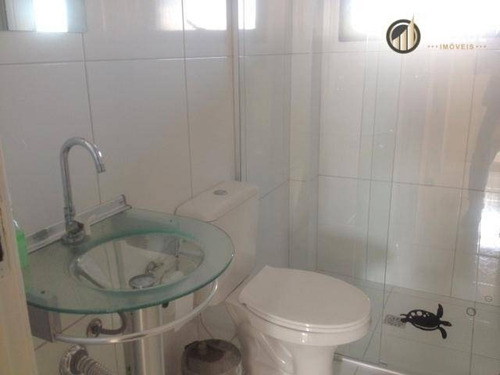 Imagem 13 de 23 de Cobertura Com 2 Dormitórios À Venda, 80 M² Por R$ 380.000,00 - Vila Guilhermina - Praia Grande/sp - Co0013