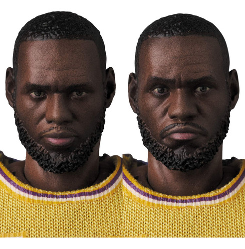 Lebron James Mafex - Figura de ação, multicolorida