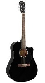 Violão Eletroacústico Fender Cd-60sce Black