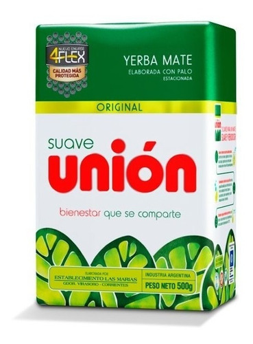 Yerba Mate Union  500 Grs