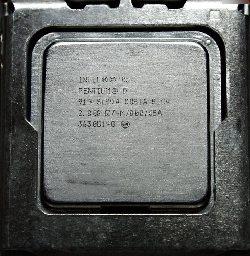 Processador Intel Pentium D 915 4m 2.80ghz Lga 775 Sl9da