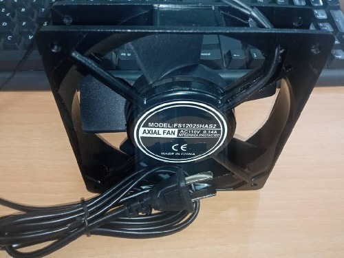 Ventilador Extractor Calor. 120x2.5mm 2400rpm. Cable 120vac