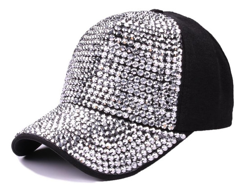 Gudessly, Gorra De Béisbol Ajustable Con Cristales De Diaman