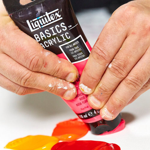 Tinta Acrílica Liquitex Basics 118ml As Cores Cor Light Blue Permanent