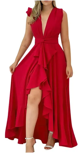 Vestido talle alto mujer sales