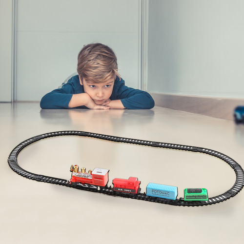 Juego De Juguetes C Mini Tren De Carga Track Tra 9091 Que Fu