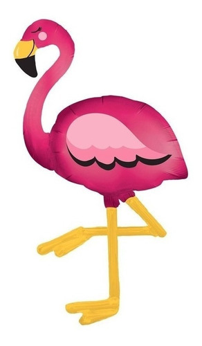 Balão Metalizado Airwalker Flamingo Regina 1und