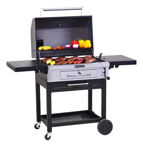 Asador De Carbón Cart-style Kitchenaid 810-0021 Negro
