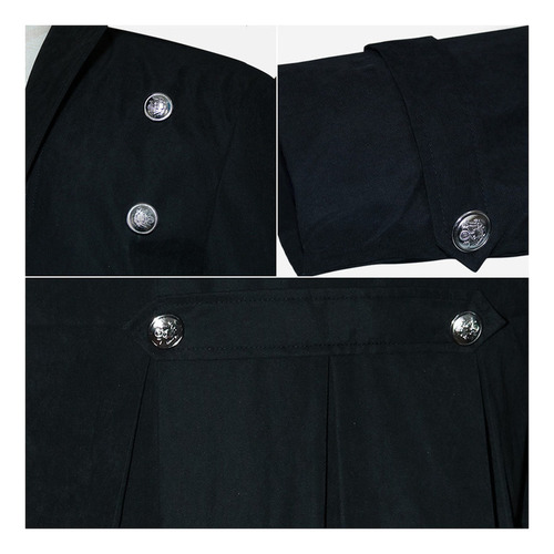 Nuevo Chaqueta Retro Steampunk Gótica De Halloween For