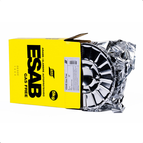 Alambre Soldar Mig Sin Gas 0,8mm Rollo 5kg Esab Gas Free Con