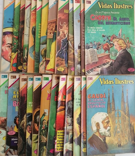 25 Ejemplares De Vidas Ilustres De Los Años 1969 A 1970