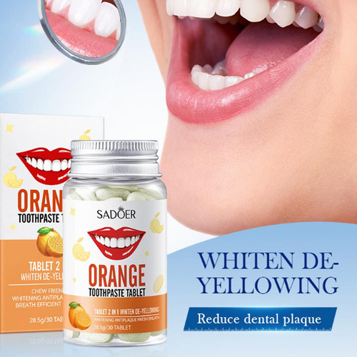 Xing 30 Tabletas/botella De Pasta De Dientes Sólida