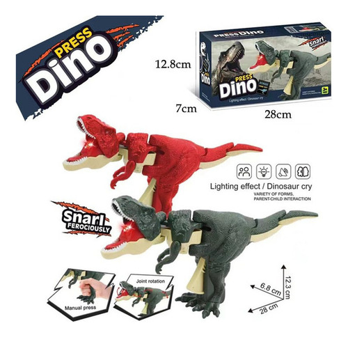 Juguete Zazaza T-rex Con Forma De Pinza Con Forma De Dinosau