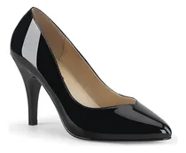 Comprar Zapatillas Negro Charol Pico Tacon Bajito Dream-420 Pleaser