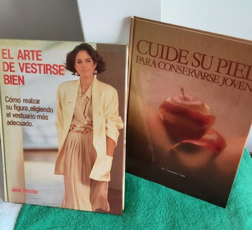 Libros 2 El Arte De Vestirse Bien  Y Cuide  Su Piel. Oferta 