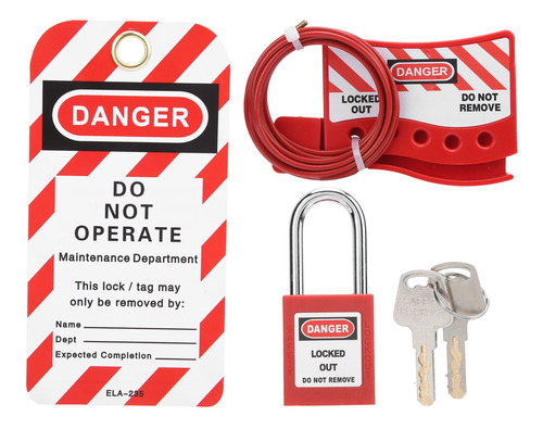 Bloqueo De Ingeniería Con Cable De Seguridad Tagout Devices