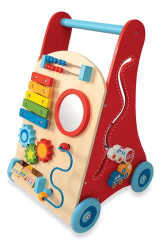 Andador De Bebés Nuby Wooden Con Funciones Interactivas Para