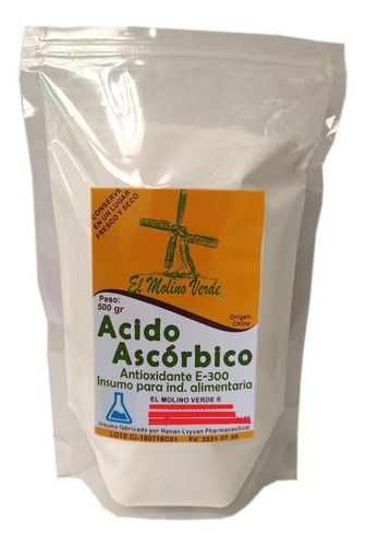 Acido Ascórbico X 500 Gr - G A $42