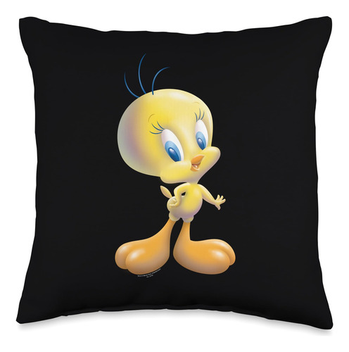 Looney Tunes Tweety Bird Airbrushed, Almohada De 15.7 X 15.7