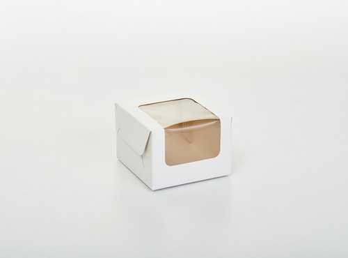 Caja 1 Pieza Baja Visor 10x10x7cm (x50u) Torta Mini Pvc 198