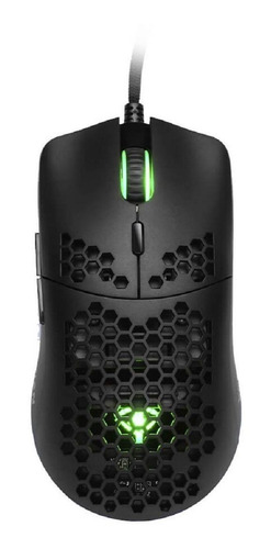 Imagen 1 de 2 de Mouse gamer YeYian Links Series 3000 negro