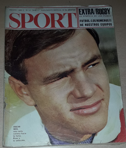 Revista El Gráfico Sport N°12 Agosto De 1965