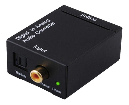 Convertidor Audio Optico A Rca Digital A Analogico  Toslink