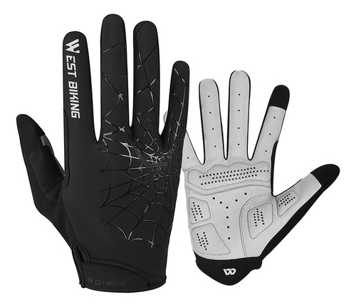 Guantes Ciclismo Pantalla Táctil Dedos Completos