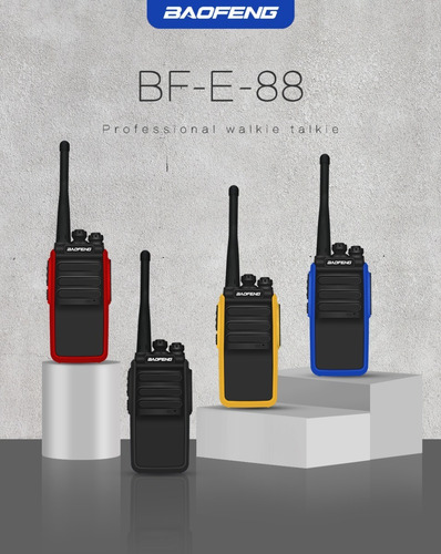 Imagen 7 de 7 de Radio Comunicacion Walkie Talkie Marca Baofeng E88