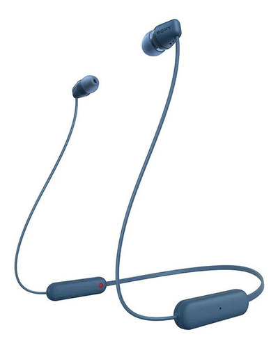 Imagen 1 de 6 de Audifonos Sony Wi-c100/bz Uc In Ear Bluetooth Azul