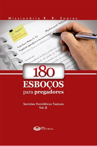 Livro 180 Esboços Para Pregadores Volume 1-2-3 R.r Soares 