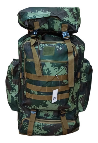 Mochila 70 L Expandible Tactica Militar Senderismo 076