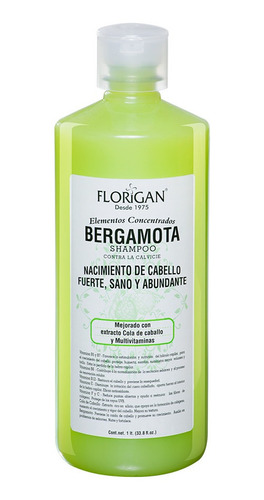 Shampoo De Bergamota Florigan 1 Lt