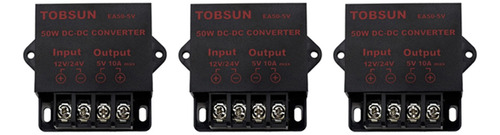3x 24v/12v A 5v 10a 50w Tela De Publicidade Led Para P