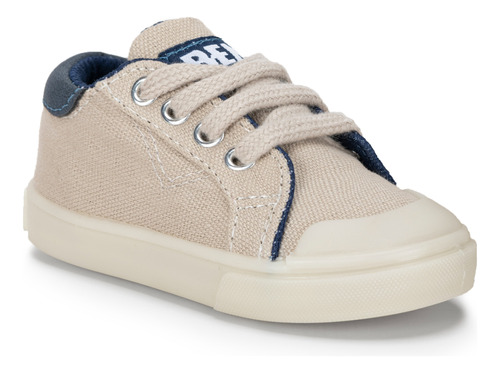 Zapatillas De Cordones Beige Arena Bebes Y Niños - M. Verona