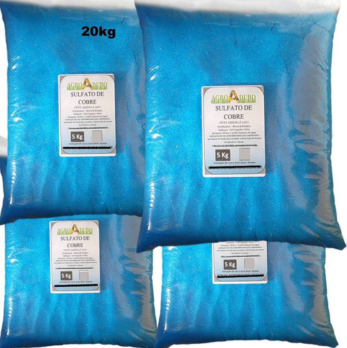 Sulfato De Cobre Pentahidratado 20 Kg