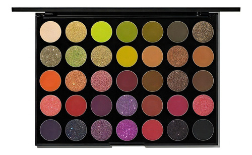 Paleta De Sombras 35m Boss Mood De Morphe Color De La Sombra Verde