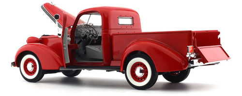 1-18 Road Signature 1937 Studebaker Coupe Express Pick Up Color Rojo