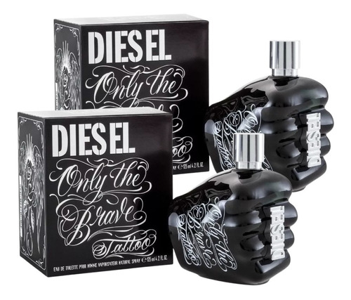 Paquete Only The Brave Tattoo Diesel Caballero 125ml 2 Pzas
