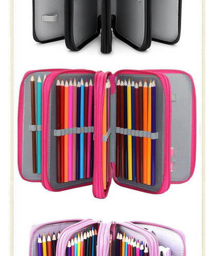 * . Estuche For Lápices De Gran Capacidad De 4 Capas