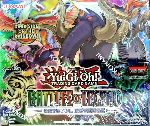 Yugioh Battles Of Legend Crystal Revenge Box Display Inglés