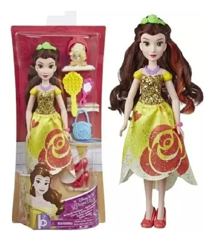 Muñeca Princesas De Disney Bella Estilo Audaz E6621 (5337)