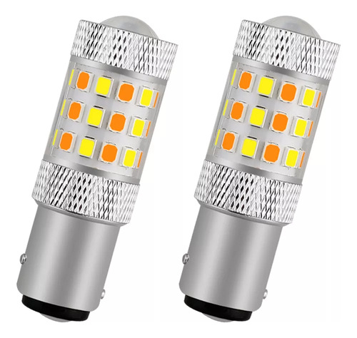 Focos Led 1157 1141 Bay15s P21/5w Bicolor Blanco Ámbar 2