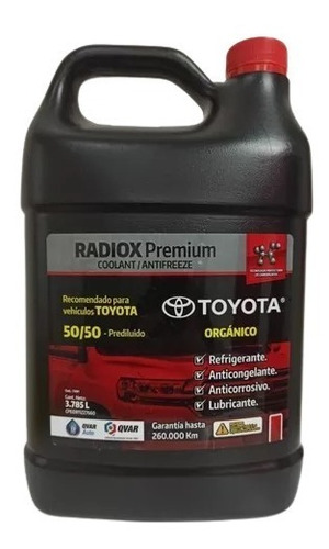 Refrigerante Toyota Rojo Q-var Radiox