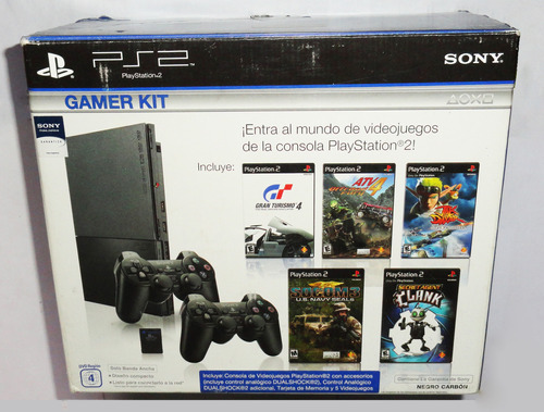 Playstation 2 Gamer Kit Completa Como Nueva - Mg