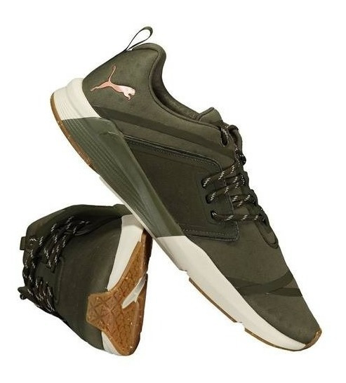 tenis puma feminino verde musgo