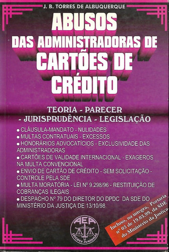 Abusos Das Administradoras De Cartões De Crédito